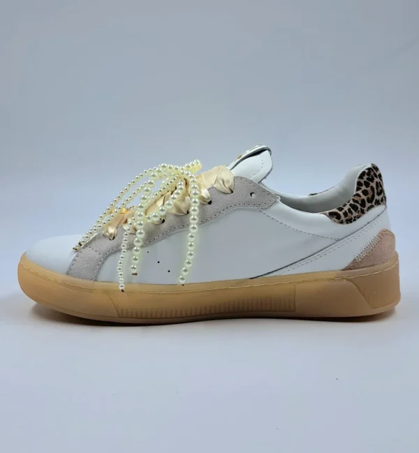SNEAKERS GIO+ CASUAL CHIC DETTAGLI CHARMS PERLE