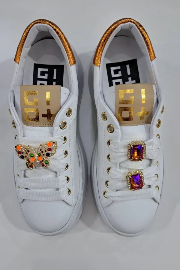 SNEAKERS GIO+ COMBI FARFALLA DETTAGLI CHARMS