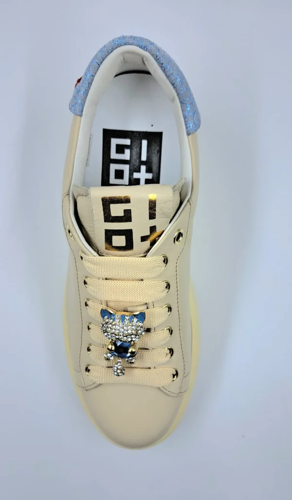 SNEAKERS GIO+ COMBI GATTO DETTAGLI CHARMS