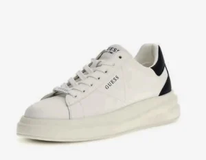SNEAKERS GUESS ELBA PELLE DETTAGLIO BLU