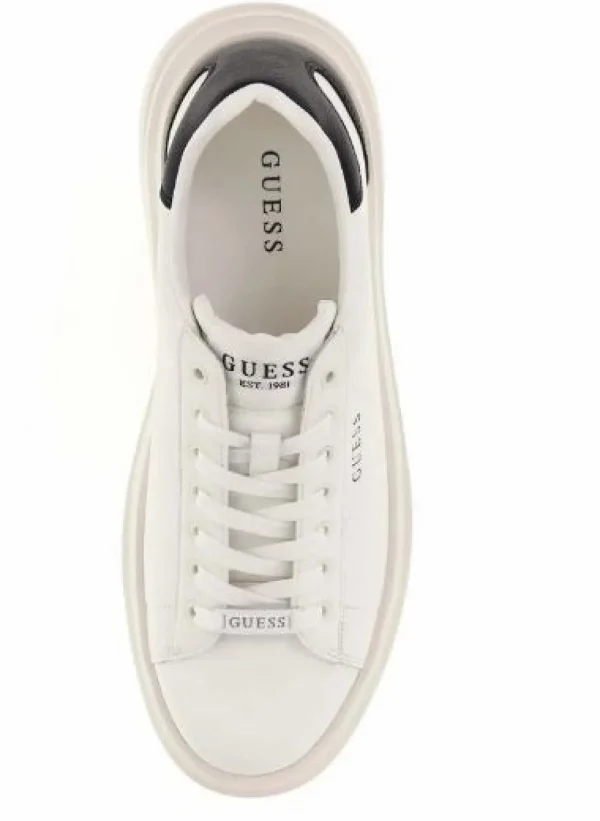 SNEAKERS GUESS ELBA PELLE DETTAGLIO BLU