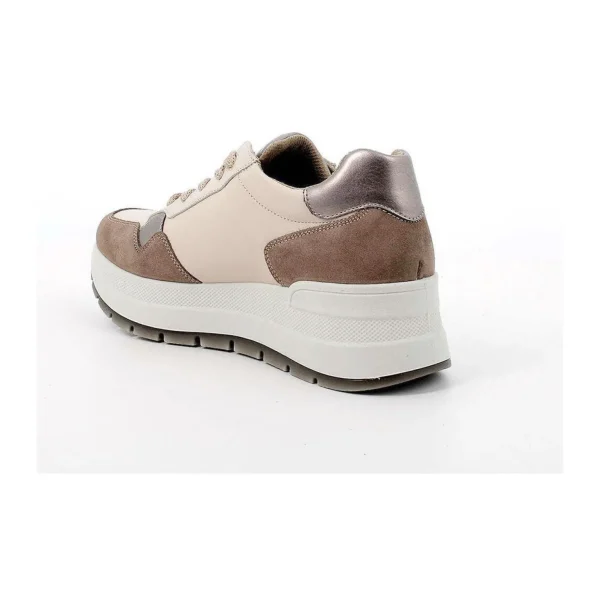 SNEAKERS IGI&CO CAMOSCIO E PELLE BEIGE