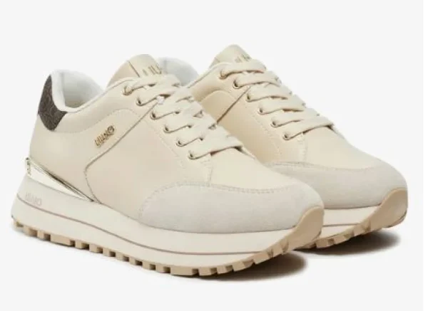 SNEAKERS IN PELLE MAXI WONDER DETTAGLI MONOGRAM