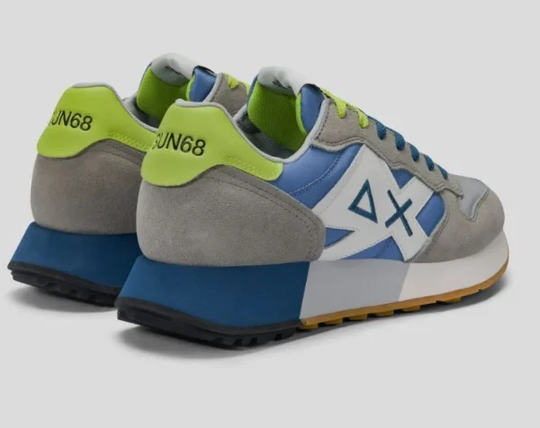 SNEAKERS JAKI 2.0 BICOLOR SUN68 GRIGIO CHIARO