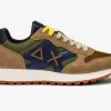 SNEAKERS JAKI BICOLOR MILITARE/BEIGE