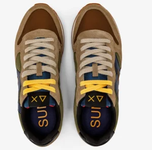 SNEAKERS JAKI BICOLOR MILITARE/BEIGE