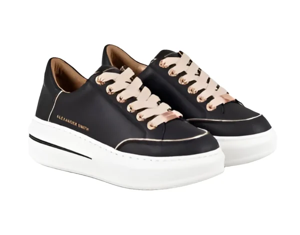 SNEAKERS LANCASTER WOMAN BLACK COPPER