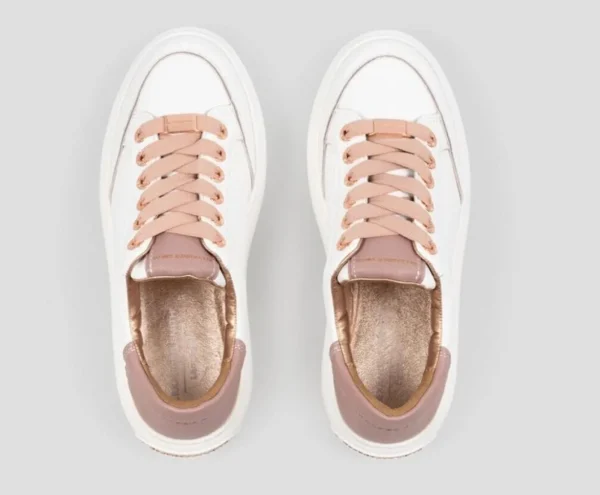 SNEAKERS LANCASTER WOMAN WHITE NUDE
