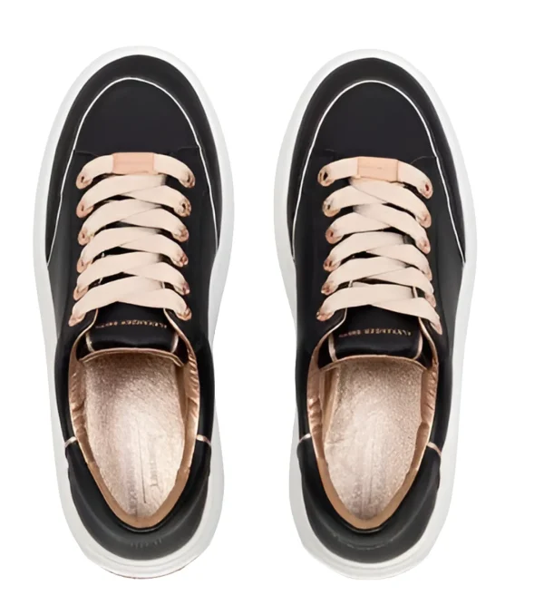 SNEAKERS LANCASTER WOMAN BLACK COPPER