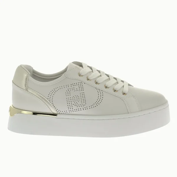 SNEAKERS LIU JO DONNA PRETTY PANNA DETTAGLI GOLD