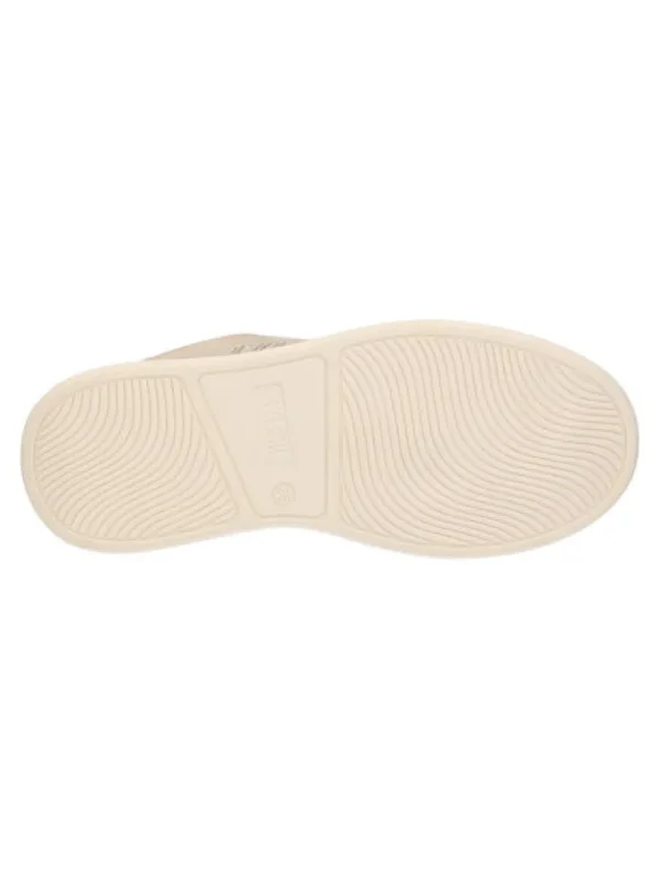 SNEAKERS LOGO LATERALE TAUPE