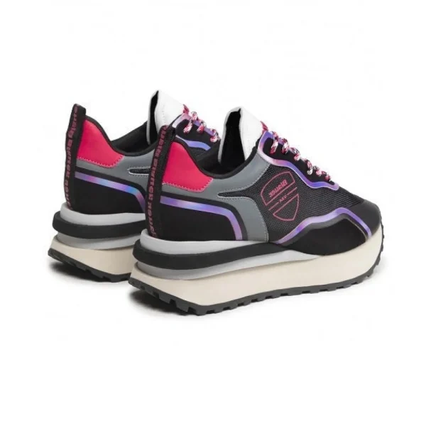 SNEAKERS NERA E FUXIA