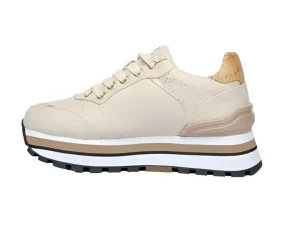 SNEAKERS NUDE DETTAGLI GOLD