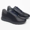 SNEAKERS PELLE BLU