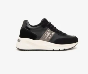 SNEAKERS PELLE CAMOSCIO AROLD NERO