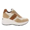 SNEAKERS PELLE CAMOSCIO VELOUR AMBRA