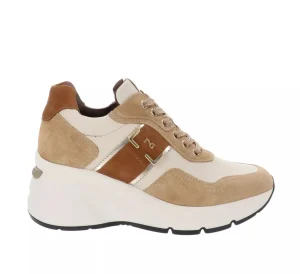 SNEAKERS PELLE CAMOSCIO VELOUR AMBRA