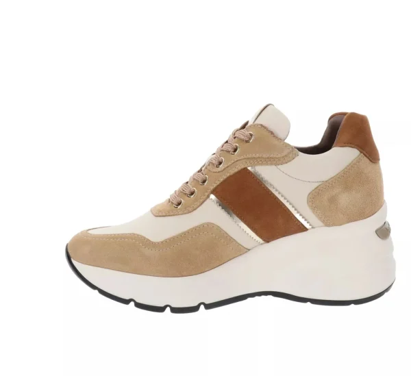 SNEAKERS PELLE CAMOSCIO VELOUR AMBRA