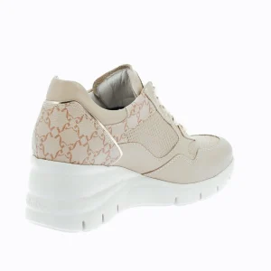 SNEAKERS PELLE CON TACCO ZEPPA