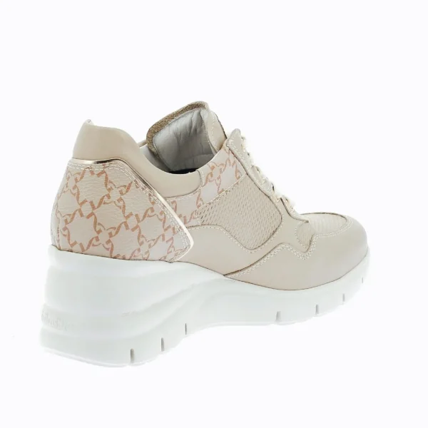 SNEAKERS PELLE CON TACCO ZEPPA