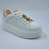 SNEAKERS PELLE ELETTRA TOSCA BLU CHARMS FIORI