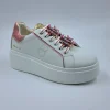 SNEAKERS PELLE ELETTRA TOSCA BLU CHARMS FUCSIA