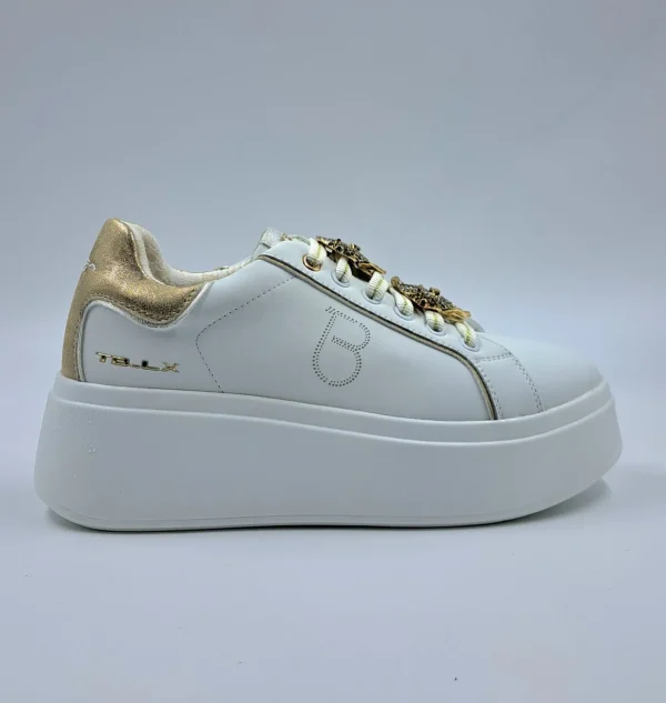 SNEAKERS PELLE ELETTRA TOSCA BLU CHARMS