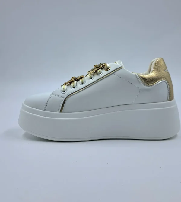 SNEAKERS PELLE ELETTRA TOSCA BLU CHARMS