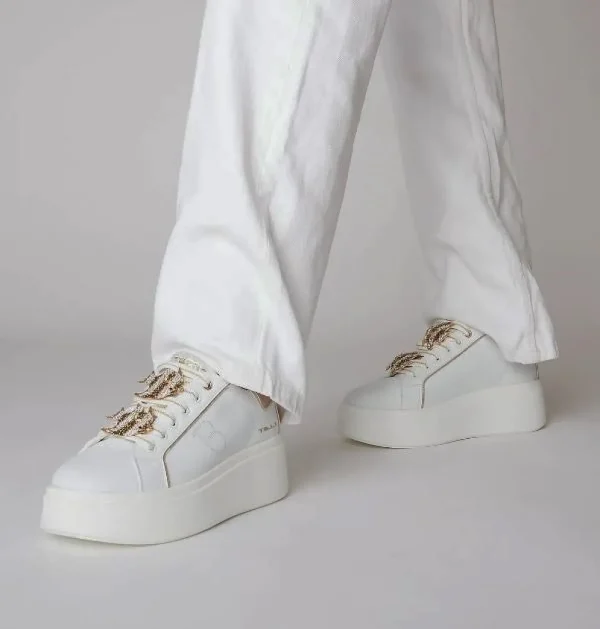 SNEAKERS PELLE ELETTRA TOSCA BLU CHARMS