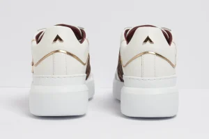 SNEAKERS PELLE FASCIA ANIMALIER