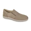SNEAKERS PELLE MORBIDA SLIP ON TAUPE