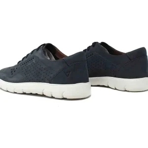 SNEAKERS PELLE NABUK BLU