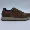 SNEAKERS PELLE NATURALE MARRONE