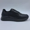 SNEAKERS PELLE NATURALE NERA