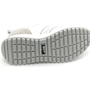 SNEAKERS PELLE TRAFORATA BIANCA