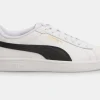 SNEAKERS PUMA SCARPE UOMO DONNA JUNIOR SMASH 3.0 BIANCO BLACK