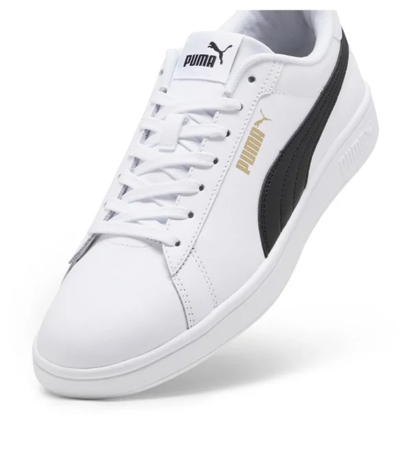 SNEAKERS PUMA SCARPE UOMO SMASH 3.0 MAN BIANCO BLACK