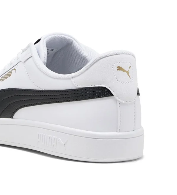 SNEAKERS PUMA SCARPE UOMO SMASH 3.0 MAN BIANCO BLACK