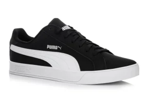 SNEAKERS PUMA UOMO SCARPE SMASH VULC MAN BLACK