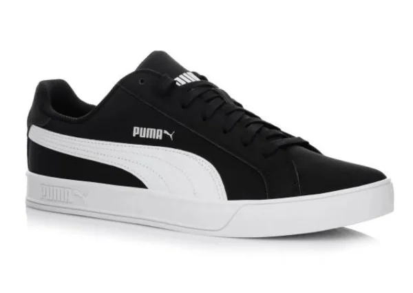 SNEAKERS PUMA UOMO SCARPE SMASH VULC MAN BLACK