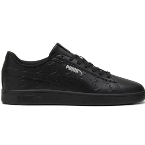 SNEAKERS PUMA UOMO SCARPE SMASH 3.0 SUPERLOGO NERO