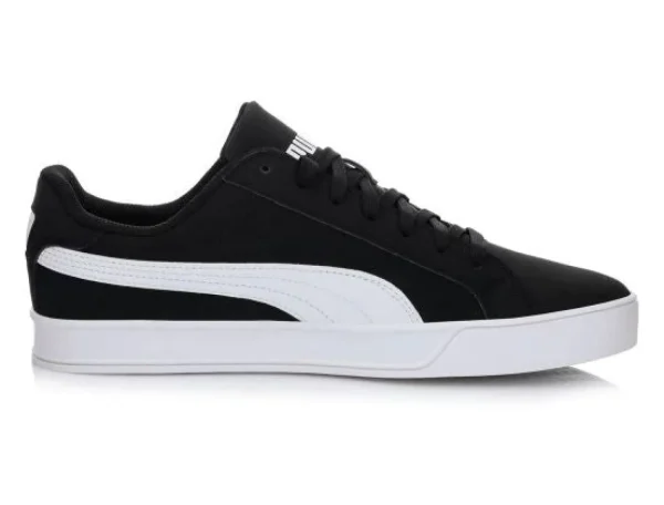 SNEAKERS PUMA UOMO SCARPE SMASH VULC MAN BLACK