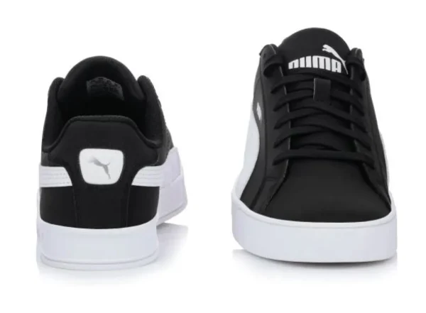 SNEAKERS PUMA UOMO SCARPE SMASH VULC MAN BLACK