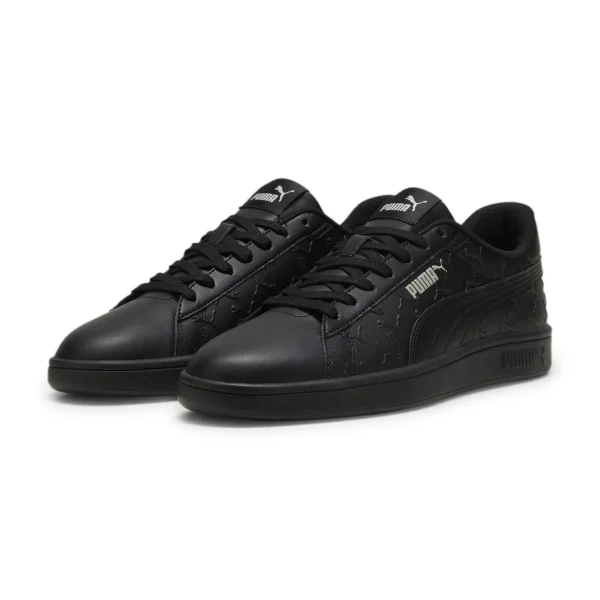 SNEAKERS PUMA UOMO SCARPE SMASH 3.0 SUPERLOGO NERO