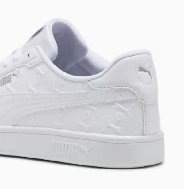 SNEAKERS PUMA UOMO SCARPE SMASH 3.0 SUPERLOGO BIANCO