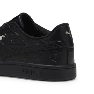SNEAKERS PUMA UOMO SCARPE SMASH 3.0 SUPERLOGO NERO