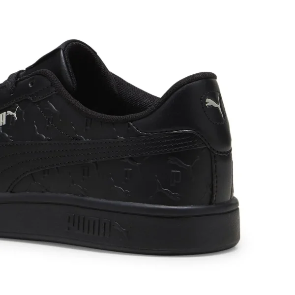 SNEAKERS PUMA UOMO SCARPE SMASH 3.0 SUPERLOGO NERO