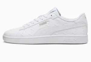 SNEAKERS PUMA UOMO SCARPE SMASH 3.0 SUPERLOGO BIANCO