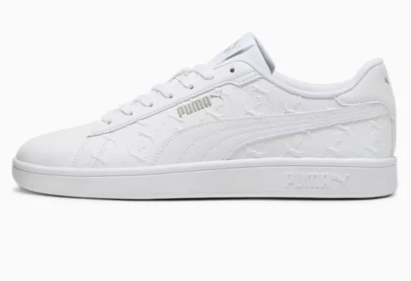 SNEAKERS PUMA UOMO SCARPE SMASH 3.0 SUPERLOGO BIANCO