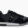 SNEAKERS QUEENS CAMOSCIO NERO